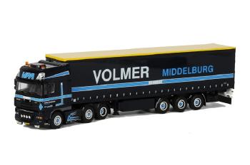 Volmer DAF XF 105 Super Space Cab カーテンサイダー トレーラー 3軸 /WSIダブリューエスアイ 1/50 　 9512