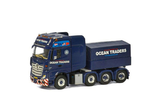 Ocean Traders Mercedes Benz Actros MP4 Gigaspace with Ballastbox  /WSI  1/50 ミニチュア 建設機械模垁E工事車両