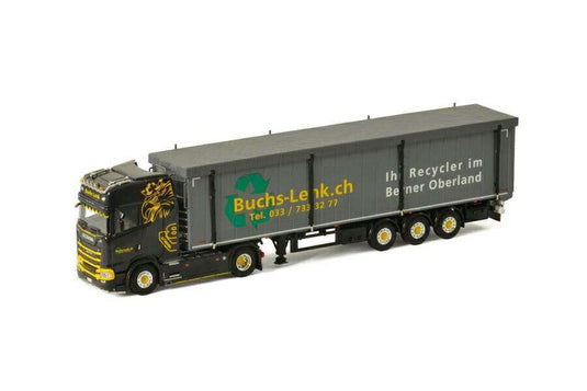 Buchs Lenk Scania S Highline CSS20H 4x2 volume semitrailer 3axle  /WSI  1/50 ミニチュア 建設機械模垁E工事車両