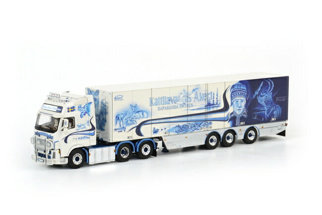 VOLVOボルボ FH2 Globetrotter XL Box Trailer  3軸 トレーラー　模型/WSIダブリューエスアイ 1/50 9915