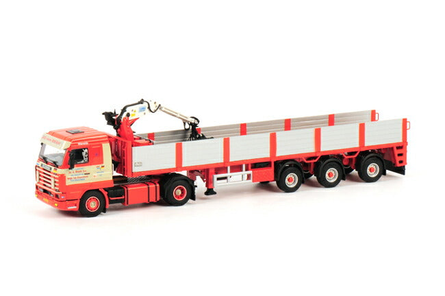 SCANIAスカニア  Jo van Beek R113/R143 Streamline Brick Trailer  3軸 トレーラー　模型/WSIダブリューエスアイ 1/50 10075