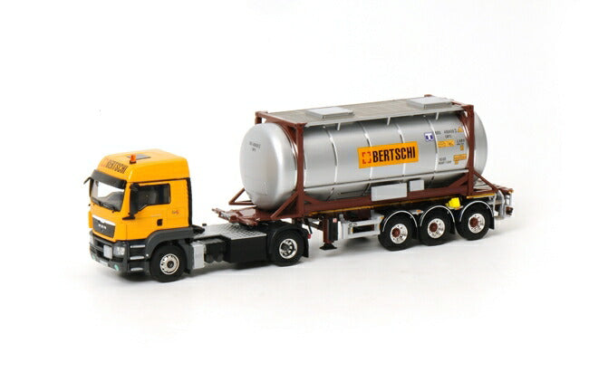 ギャラリービューアに画像をロードする, Bertschi  MAN TGS LX Tanker Liquid Container　/WSI  1/50 トラック 01-1064
