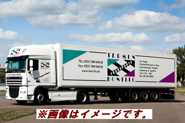 【予約】10月以降発売予定Bonillo DAF XF 105 Super Space Cab Box Trailerトレーラー　/WSI 1/50 模型