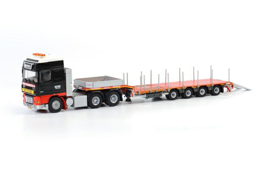 Multiwheels DAF XF 95 Super Space Cab 低床セミトレーラー 4軸 /WSI 1/50 模型