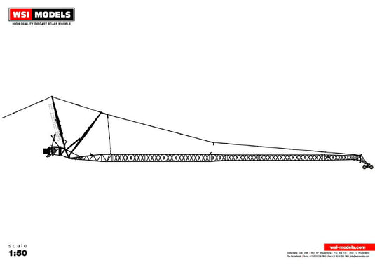 【予約】10-12月以降発売予定Premium Line  LIEBHERR LTM 1500 JIB BLACK モバイルクレーン/WSI 建設機械模型 工事車両 1/50 ミニカー