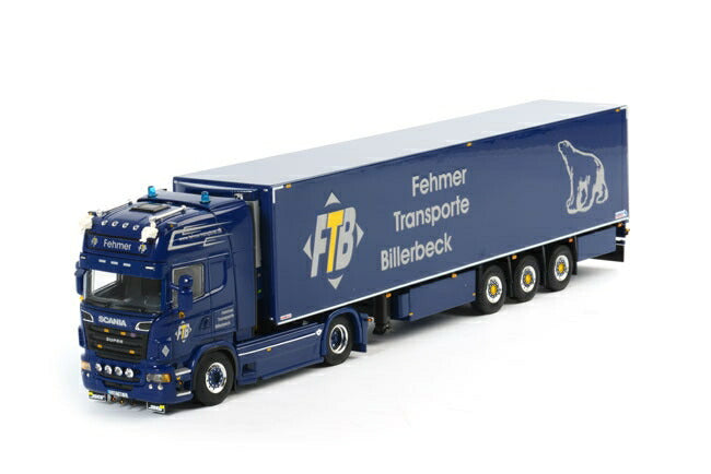 ギャラリービューアに画像をロードする, Fehmer SCANIAスカニア R Topline リーファートレーラー Thermoking 3軸 /WSI 1/50 ダイキャスト　トラック 建設機械模型
