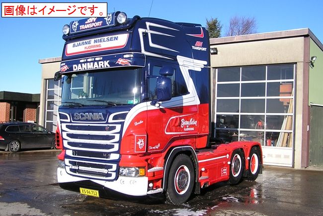 【予約】7-9月以降発売予定Bjarne Nielsen SCANIAスカニア R Topline トラック　トラクタヘッド　/WSI 1/50 ダイキャスト　建設機械模型