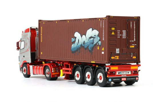 Teichman VOLVOボルボ FH2 Globetrotter XL Tanker Powder Container /WSI 1/50 模型 トラック