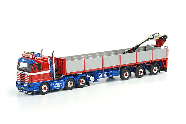 【予約】7-9月以降発売予定Truckstar Festival 2013 SCANIAスカニア R113/R143  treamline Brick Trailerトレーラー  3軸　トラック /WSI 1/50 模型ミニカー