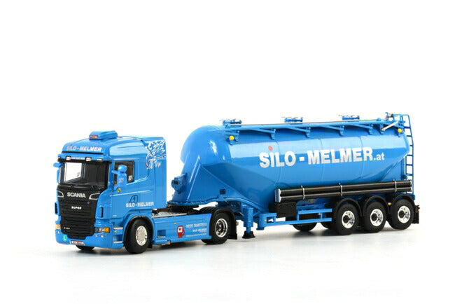 【予約】2014年1-3月以降発売予定Silo Melmer SCANIAスカニア R Highline bellied powder tanker /WSI 1/50 模型　トラック