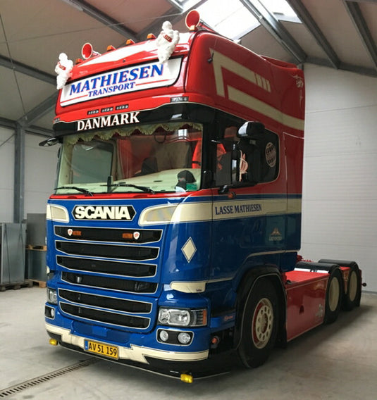 【予約】10-12月以降発売予定Lasse Mathiesen Transport Scaniaスカニア R Streamline Toplineトラック トラクタヘッド  建設機械模型 工事車両 WSI 1/50 ミニチュア