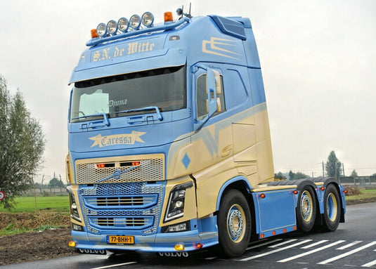 【予約】4-6月以降発売予定De Witte Volvoボルボ FH4 Globetrotter XL トラック トラクタヘッド /WSI  建設機械模型 工事車両 1/50 ミニチュア