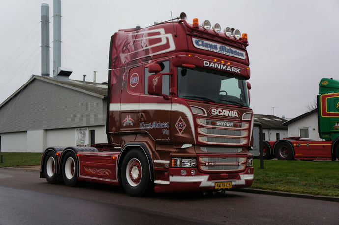 【予約】12月以降発売予定Claus Madsen  SCANIA STREAMLINE TOPLINE 6x2 TAG AXLEトラックトラクタ 建設機械模型 工事車両WSI 1/50 ミニチュア