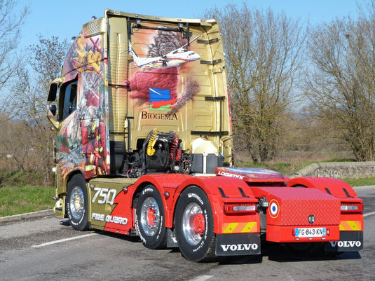 【予約】10-12月以降発売予定Logimix Transports VOLVO FH4 GLOBETROTTER 6X2 TWINSTEER トラック トラクタ/WSI  建設機械模型 工事車両 1/50 ミニカー