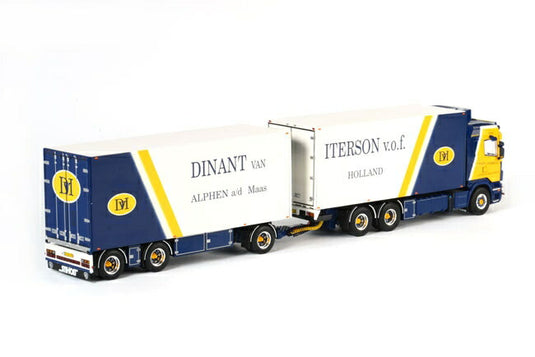Dinant van Iterson SCANIAスカニア R Highline Combi　トラック　/WSI 1/50 ダイキャスト　建設機械模型