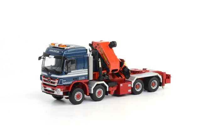 Brande メルセデスアクトロス Palfinger 150 T　トラック　/WSI 1/50 ダイキャスト　建設機械模型