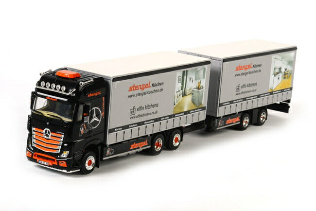 Stengel MERCEDES Actrosメルセデスアクトロス　トラック　トレーラー　/WSI 1/50 建設機械模型