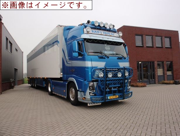 【予約】2014年4-6月以降発売予定Meijnen VOLVO FH3 Globetrotter XL リーファートレーラーキャリア 3軸　トラック　/WSI 1/50 建設機械模型