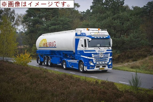 【予約】7-9月以降発売予定Van de Brug メルセデスアクトロス Tanker Powder Welgro 3軸  トラック　/WSI 1/50 建設機械模型