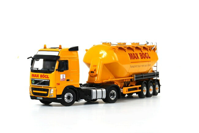 【予約】7-9月以降発売予定Max Bogl VOLVOボルボ FH3 Globetrotter bellied powder tanker　タンカー　トラック　/WSI 1/50 建設機械模型