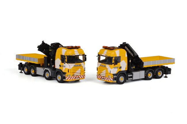 ギャラリービューアに画像をロードする, Keller &amp; Hess Set of 2 Scaniaスカニア R Highline Palfinger PK65002SH Without Jib and Palfinger PK92002 + Jib/WSI　建設機械模型 1/50
