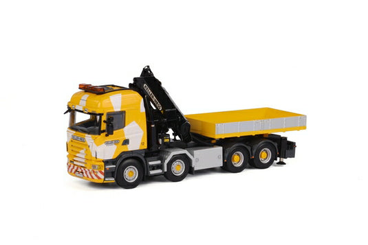 Keller & Hess Set of 2 Scaniaスカニア R Highline Palfinger PK65002SH Without Jib and Palfinger PK92002 + Jib/WSI　建設機械模型 1/50