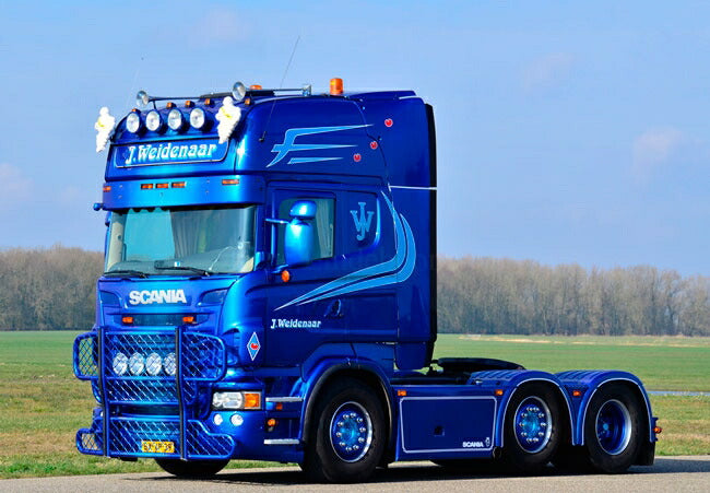 【予約】10-12月以降発売予定J. Weidenaar SCANIAスカニア R Topline　トラクタヘッド　トラック /WSI 1/50 建設機械模型　ミニカー