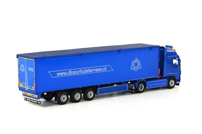 ギャラリービューアに画像をロードする, Edwin Fennema VOLVOボルボ FH3 Globetrotter Cargo Floor Trailerトレーラー 3軸 /WSI 1/50 建設機械模型　ミニカー
