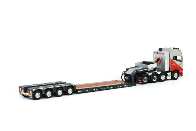 ギャラリービューアに画像をロードする, Jelle Bijlsma ボルボFH4 Globetrotter ノーテブーム 4軸 EURO-PX トラック　トレーラー /WSI 1/50 建設機械模型　ミニカー
