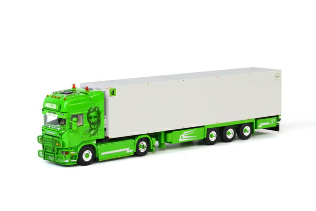 Muller SCANIAスカニア R Topline リーファートレーラー Thermoking 3軸 トレーラー トラック /WSI 1/50 建設機械模型　ミニカー