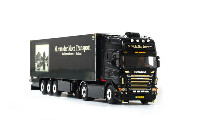 ギャラリービューアに画像をロードする, M. van der Meer Transport SCANIAスカニア R Topline リーファートレーラー Thermoking 3軸 /WSI　1/50 建設機械模型　ミニカー
