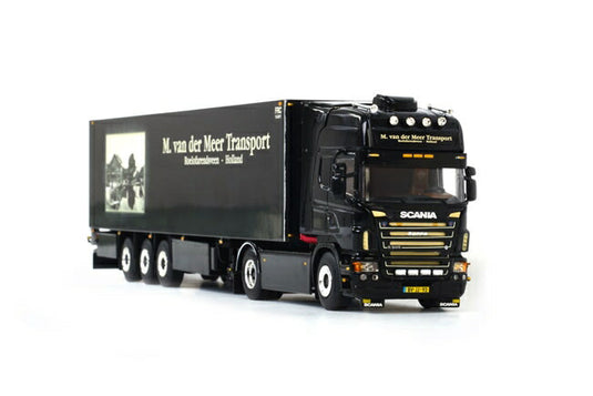 M. van der Meer Transport SCANIAスカニア R Topline リーファートレーラー Thermoking 3軸 /WSI　1/50 建設機械模型　ミニカー