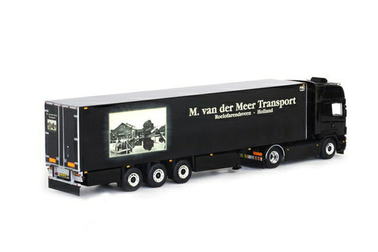 M. van der Meer Transport SCANIAスカニア R Topline リーファートレーラー Thermoking 3軸 /WSI　1/50 建設機械模型　ミニカー