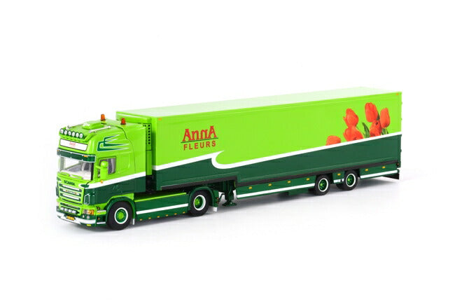 Anna Fleurs SCANIA R Topline Semi Box Trailer トラック　トラクタヘッド/WSI　1/50 建設機械模型　ミニカー