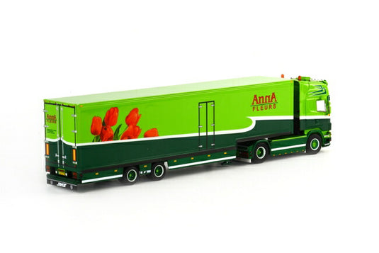 Anna Fleurs SCANIA R Topline Semi Box Trailer トラック　トラクタヘッド/WSI　1/50 建設機械模型　ミニカー