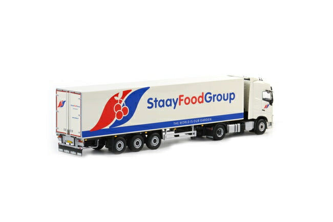 ギャラリービューアに画像をロードする, Van der Staay Food Group Volvo FH4 GL XL リーファートレーラー Thermoking 3軸 トラック/WSI　1/50 建設機械模型　ミニカー
