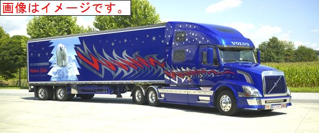 【予約】2015年1-3月以降発売予定Walter fritz VOLVOボルボ VN 780 セミボックストレーラー トラック/WSI　1/50 建設機械模型　ミニカー