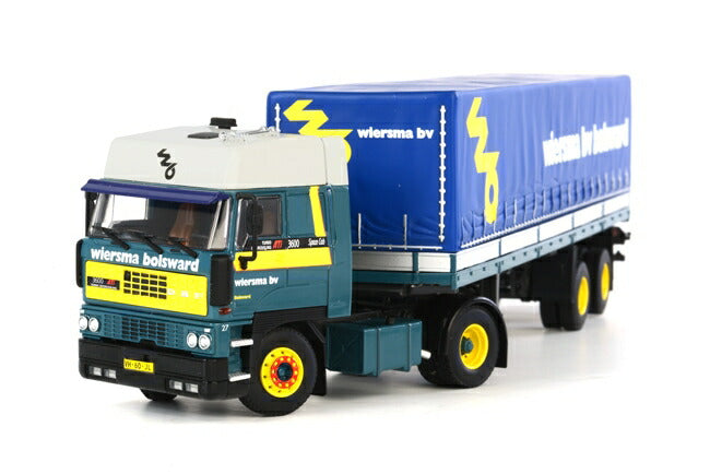 Wiersma DAF 3600 Space Cab Classic カーテンサイダートレーラー トラック/WSI　1/50 建設機械模型　ミニカー