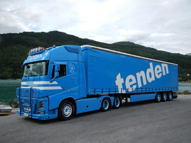 【予約】2015年4-6月以降発売予定Tenden Volvoボルボ FH4 GL XL カーテンサイダートレーラー3軸 トラック/WSI　1/50 建設機械模型　ミニカー