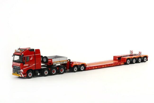 ノーテブーム Volvoボルボ FH4 Globetrotter Nooteboom 4軸 EURO-PX + 2軸 ICP トラックトレーラー/WSI　1/50 建設機械模型　ミニカー