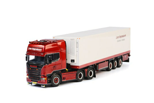 Leon Hogendoorn SCANIAスカニア R Streamline Topline リーファートレーラーThermoking 3軸 トラック/WSI　1/50 建設機械模型　ミニカー