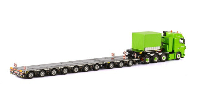 ギャラリービューアに画像をロードする, Bring BCT VOLVO FH3 Globetrotter XL Broshuis Module トレーラー 3+7 トラック /WSI　1/50 建設機械模型　ミニカー
