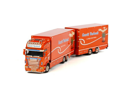 Gerrit Verbeek SCANIAスカニア R Topline Combi トラック /WSI　1/50 建設機械模型　ミニカー