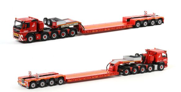 NOOTEBOOMノーテブーム EURO 0+4 PX + VOLVO FM-FMX 10X4/6 トラック /WSI　1/50 建設機械模型　ミニカー