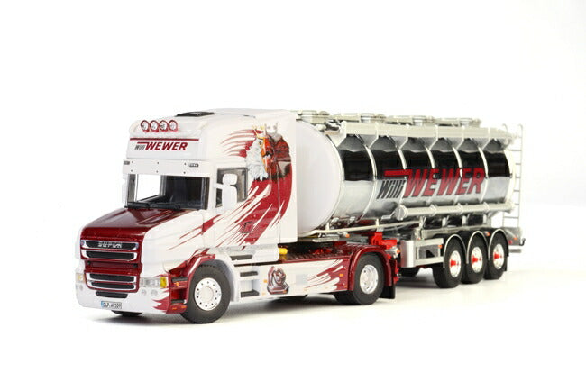 Wewer SCANIAスカニア T Topline Tanker Liquid 3軸 トラック /WSI　1/50 建設機械模型　ミニカー