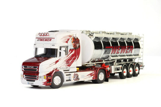 Wewer SCANIAスカニア T Topline Tanker Liquid 3軸 トラック /WSI　1/50 建設機械模型　ミニカー