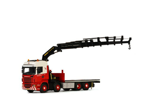 Wagenborg SCANIAスカニア R Highline Palfinger 92002 SH + Jib (Single truck) トラック/WSI　1/50 建設機械模型　ミニカー