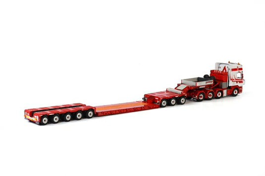 Brame SCANIAスカニア R Topline ノーテブーム 5軸 EURO-PX + 3軸 ICP トレーラー/WSI　1/50 建設機械模型　ミニカー