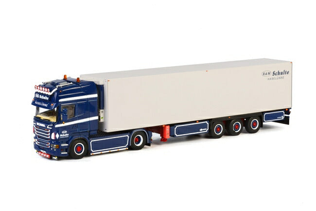 ギャラリービューアに画像をロードする, R&amp;M Schulte SCANIA R Topline リーファートレーラー Thermoking 3軸 トラック /WSI　1/50 建設機械模型　ミニカー
