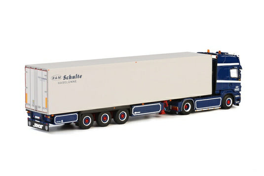 R&M Schulte SCANIA R Topline リーファートレーラー Thermoking 3軸 トラック /WSI　1/50 建設機械模型　ミニカー